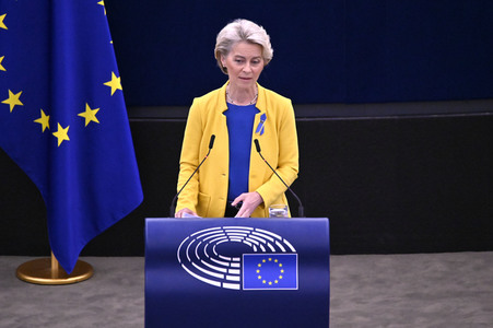 Rede von Ursula von der Leyen zu Lage der EU im EU-Parlament in Straßburg