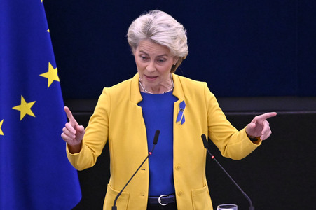 Rede von Ursula von der Leyen zu Lage der EU im EU-Parlament in Straßburg