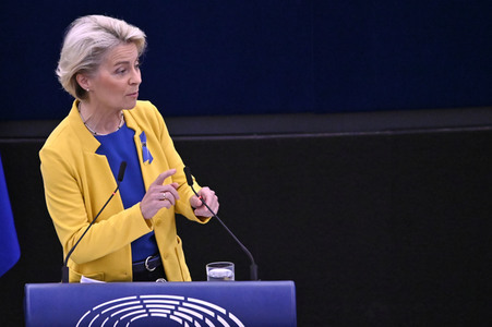 Rede von Ursula von der Leyen zu Lage der EU im EU-Parlament in Straßburg