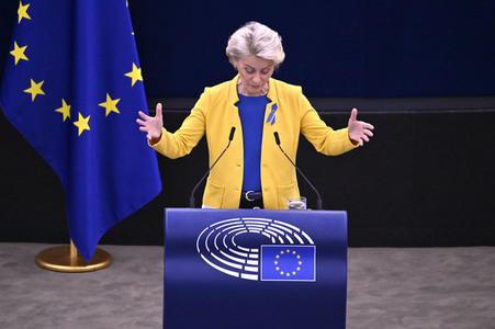 Rede von Ursula von der Leyen zu Lage der EU im EU-Parlament in Straßburg