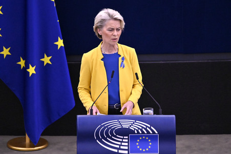 Rede von Ursula von der Leyen zu Lage der EU im EU-Parlament in Straßburg