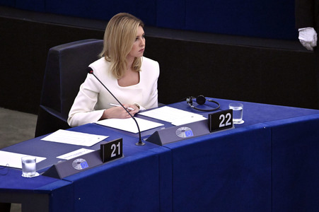 Rede von Ursula von der Leyen zu Lage der EU im EU-Parlament in Straßburg
