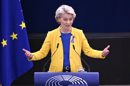 Rede von Ursula von der Leyen zu Lage der EU im EU-Parlament in Straßburg