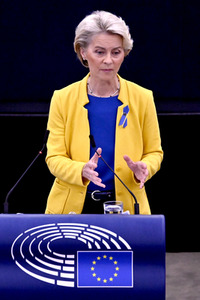 Rede von Ursula von der Leyen zu Lage der EU im EU-Parlament in Straßburg