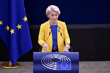Rede von Ursula von der Leyen zu Lage der EU im EU-Parlament in Straßburg