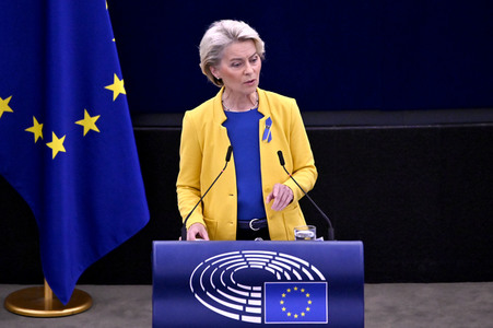 Rede von Ursula von der Leyen zu Lage der EU im EU-Parlament in Straßburg