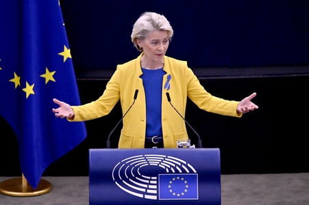 Rede von Ursula von der Leyen zu Lage der EU im EU-Parlament in Straßburg
