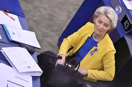 Rede von Ursula von der Leyen zu Lage der EU im EU-Parlament in Straßburg