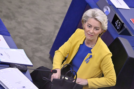 Rede von Ursula von der Leyen zu Lage der EU im EU-Parlament in Straßburg