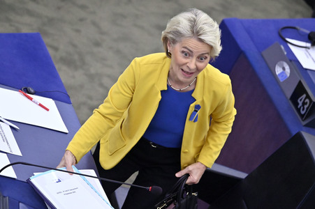 Rede von Ursula von der Leyen zu Lage der EU im EU-Parlament in Straßburg