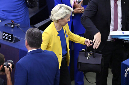 Rede von Ursula von der Leyen zu Lage der EU im EU-Parlament in Straßburg