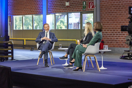 Christian Lindner bei 'RND vor Ort' in Hannover