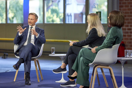 Christian Lindner bei 'RND vor Ort' in Hannover