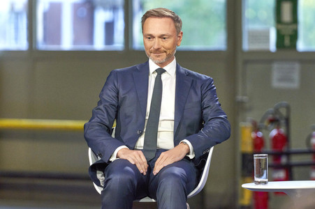 Christian Lindner bei 'RND vor Ort' in Hannover