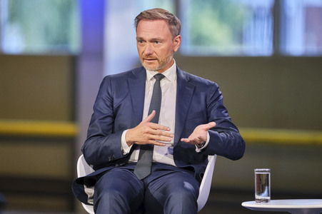 Christian Lindner bei 'RND vor Ort' in Hannover