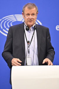 Pressekonferenz zu Überarbeitung der Erneuerbare-Energien-Richtlinie im EU-Parlament in Straßburg