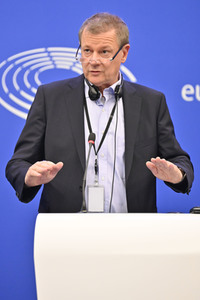 Pressekonferenz zu Überarbeitung der Erneuerbare-Energien-Richtlinie im EU-Parlament in Straßburg