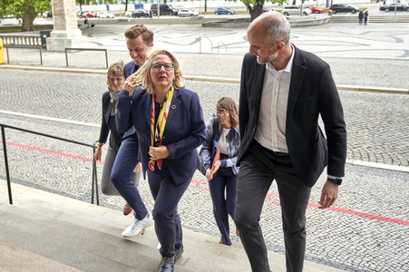 Pressetermin mit Svenja Schulze und Belit Onay in Hannover