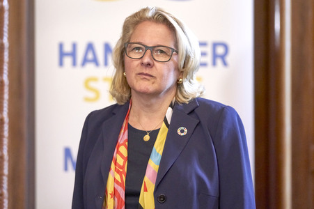 Pressetermin mit Svenja Schulze und Belit Onay in Hannover