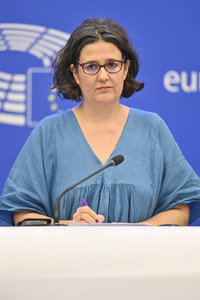 Pressekonferenz zum Verhalten Ungarns im EU-Parlament in Straßburg
