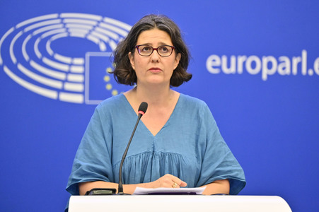 Pressekonferenz zum Verhalten Ungarns im EU-Parlament in Straßburg