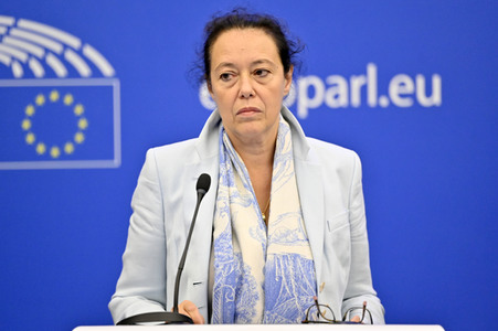 Pressekonferenz zum Verhalten Ungarns im EU-Parlament in Straßburg