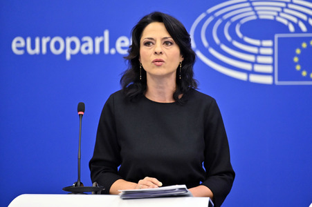 Pressekonferenz zum Verhalten Ungarns im EU-Parlament in Straßburg