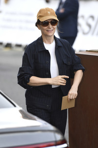 Ankunft von Juliette Binoche auf dem San Sebastian International Film Festival 2022