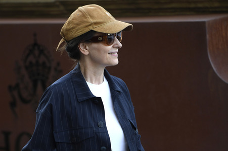Ankunft von Juliette Binoche auf dem San Sebastian International Film Festival 2022