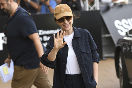 Ankunft von Juliette Binoche auf dem San Sebastian International Film Festival 2022