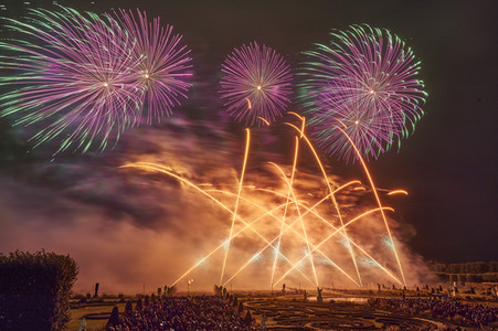 Feuerwerkswettbewerb in Hannover