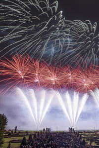 Feuerwerkswettbewerb in Hannover