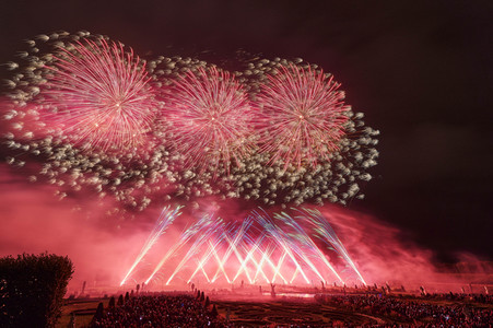 Feuerwerkswettbewerb in Hannover