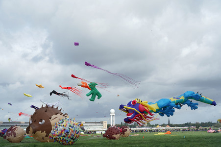 Festival der Riesendrachen in Berlin