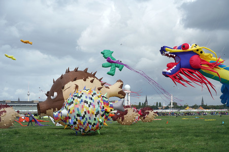 Festival der Riesendrachen in Berlin