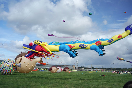 Festival der Riesendrachen in Berlin