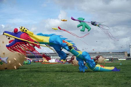 Festival der Riesendrachen in Berlin
