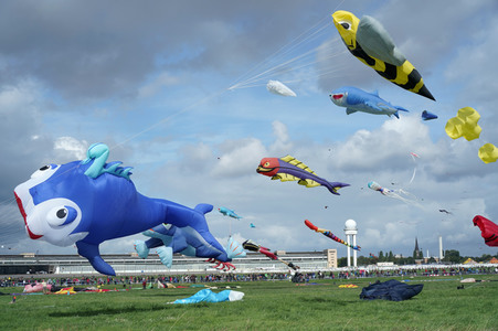 Festival der Riesendrachen in Berlin