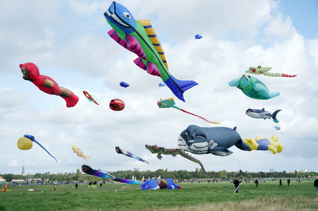 Festival der Riesendrachen in Berlin