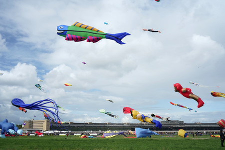 Festival der Riesendrachen in Berlin