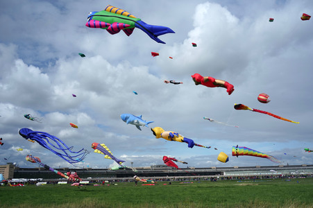 Festival der Riesendrachen in Berlin
