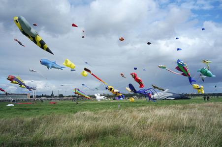 Festival der Riesendrachen in Berlin