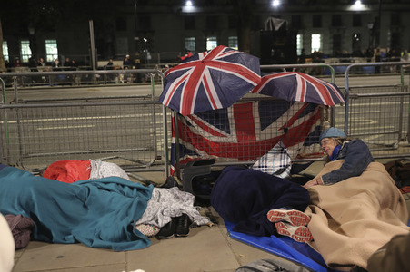 Trauerprozession für Queen Elzabeth II. in London