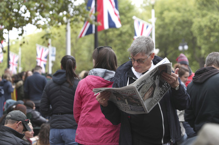 Trauerprozession für Queen Elzabeth II. in London