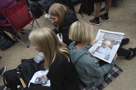 Trauerprozession für Queen Elzabeth II. in London