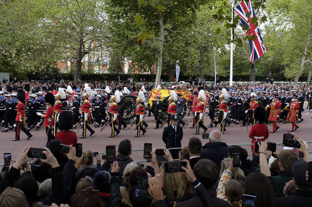 Trauerprozession für Queen Elzabeth II. in London