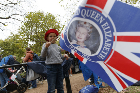 Trauerprozession für Queen Elzabeth II. in London