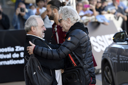 Ankunft von David Cronenberg auf dem San Sebastian International Film Festival 2022