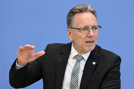 Bundespressekonferenz Vorstellung BKA - Lagebild Organisierte Kriminalität 2021 in Berlin