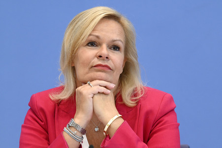 Bundespressekonferenz Vorstellung BKA - Lagebild Organisierte Kriminalität 2021 in Berlin
